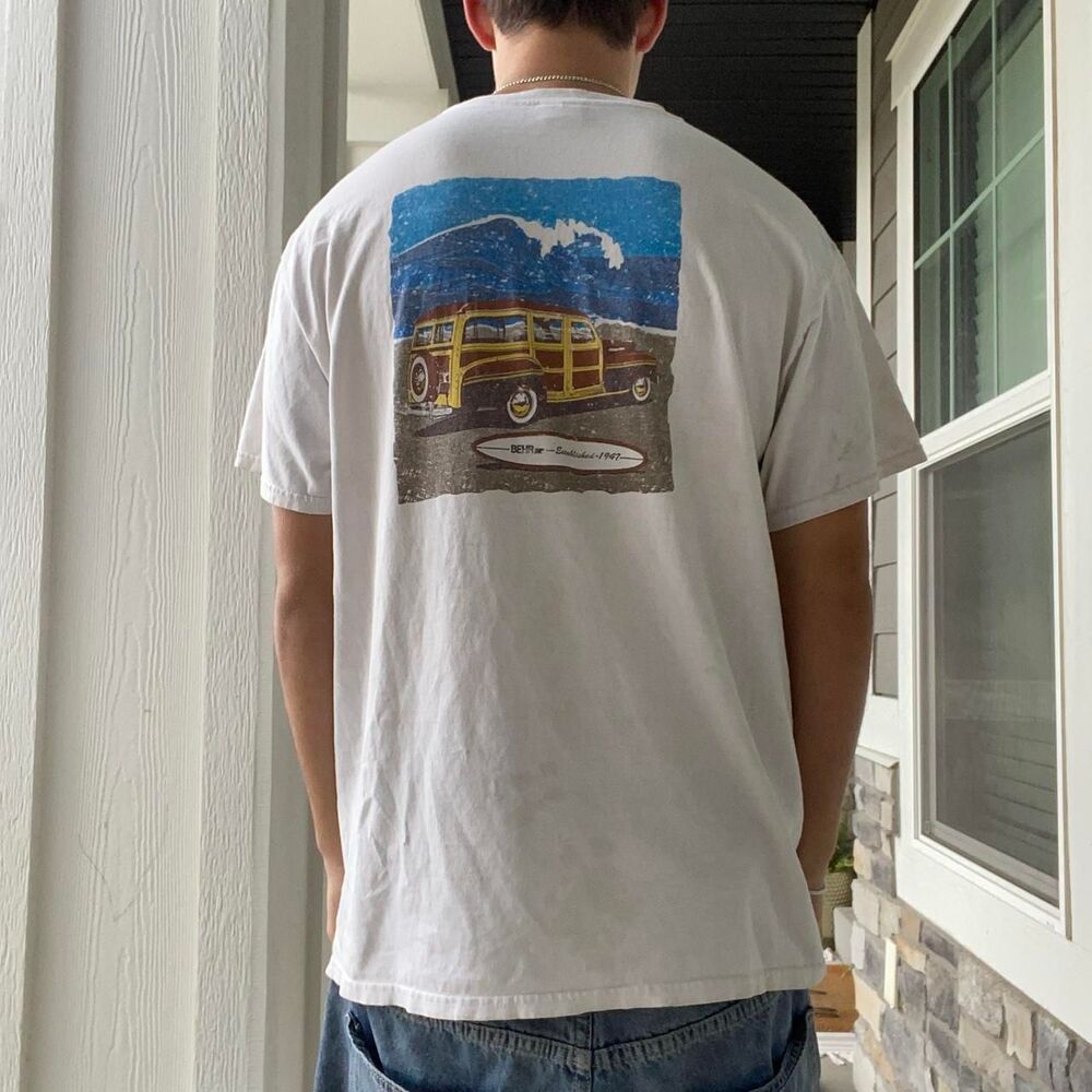 Quiksilver Men's White and Cream T-shirt